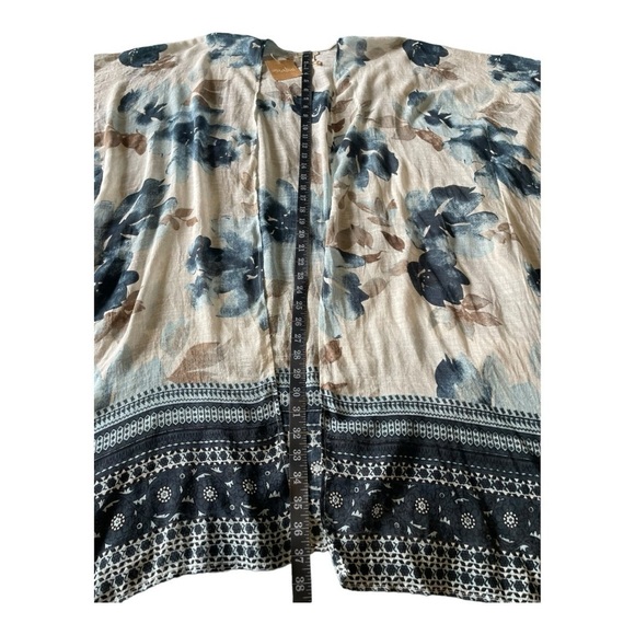 Nalini Kimono Duster Shawl Cover Up One Size Floral NWT - Picture 8 of 12